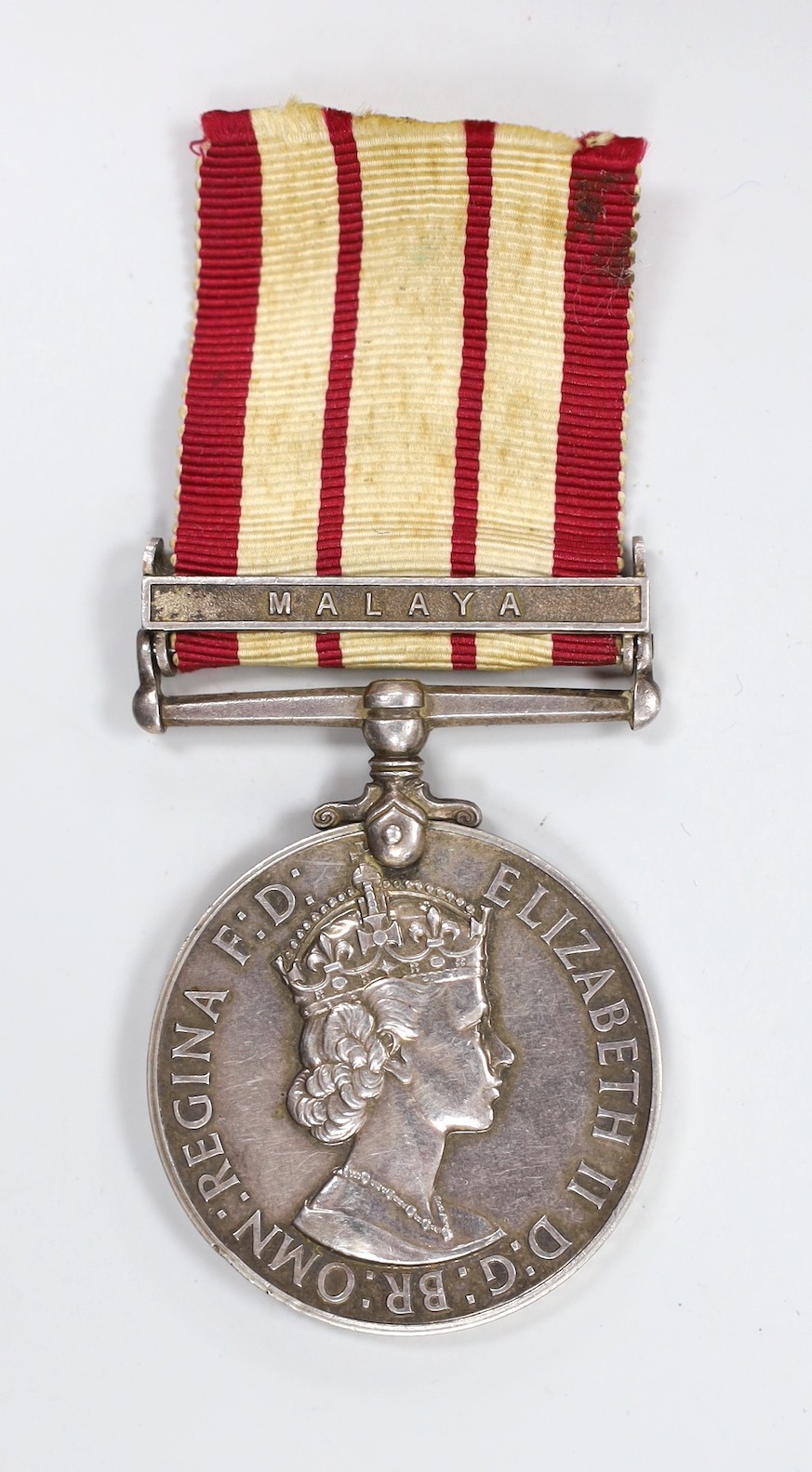 A QEII Naval GSM with Malaya clasp to L/FX 917523 P.R. Harding N.A.M. (A) R.N.